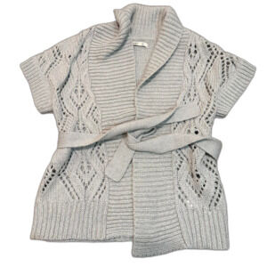 vintage y2k wool blend belted sweater